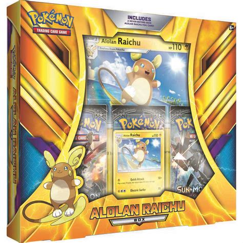 pokemon alolan raichu box